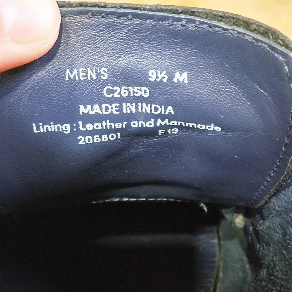 Cole Haan Watson Shoes Mens 9.5 M Black Leather Cap‎ Toe Derby Dress Comfort